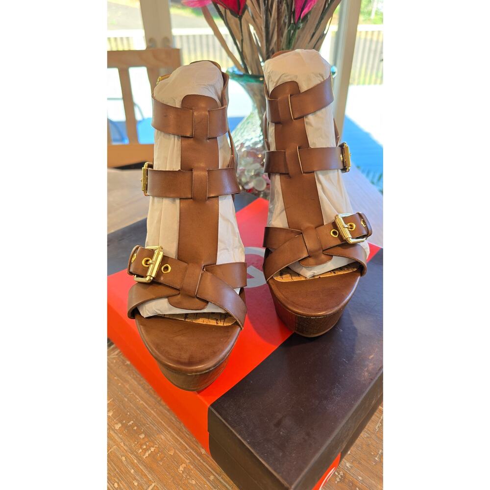 G by Guess Ganelle Platform Wedge Sz 7.5 - Picture 5 of 7